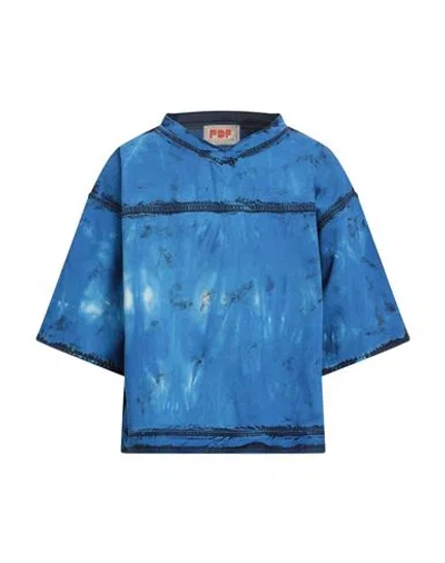 Pdf Man T-shirt Blue Size M Cotton