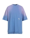 Pdf Man T-shirt Light Blue Size Xl Cotton