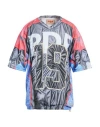 Pdf Man T-shirt Grey Size L Polyester, Elastane, Polyamide In Gray