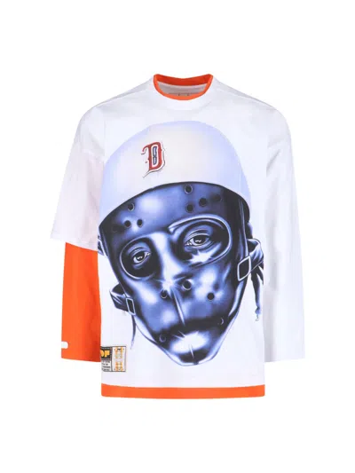 Pdf "mask" T-shirt In White