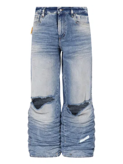Pdf Men's Denim Jeans In Cotton-viscose-poly Blend In Blue