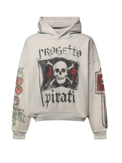 Pdf Mi Pirate Cotton Sweatshirt In White