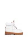 Pdf Off White Leather Strada Ankle Boots In White