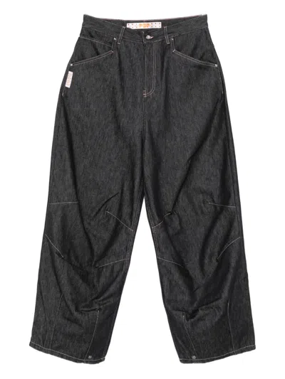 Pdf Panelled Denim Jeans In Black