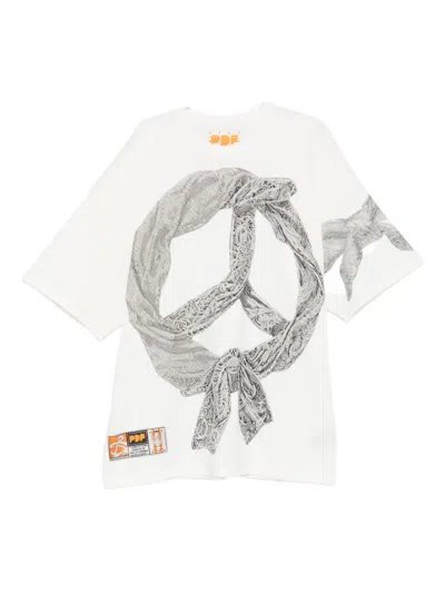 Pdf Peace-symbol T-shirt In White