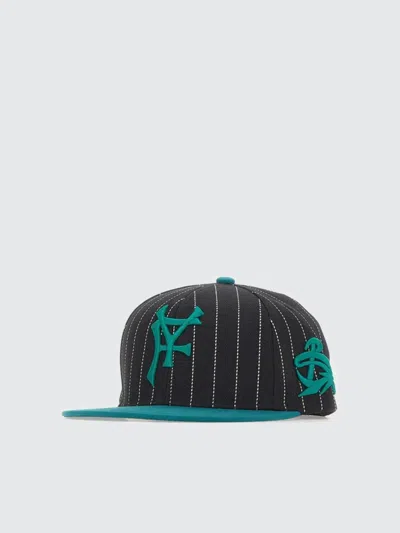 Pdf Pinstripe Baseball Cap In Blue