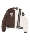 Pdf Ryan Bomber Jacket With Structured Collar And Ribbed Trim In Brown
