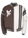 Pdf Ryan Bomber Jacket With Structured Collar And Ribbed Trim In Multi