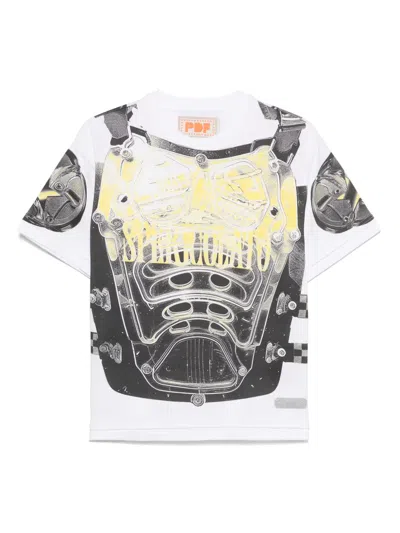 Pdf Shield T-shirt In White