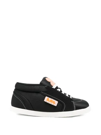 Pdf Sk8 Topstitched Lace-up Sneakers In Black