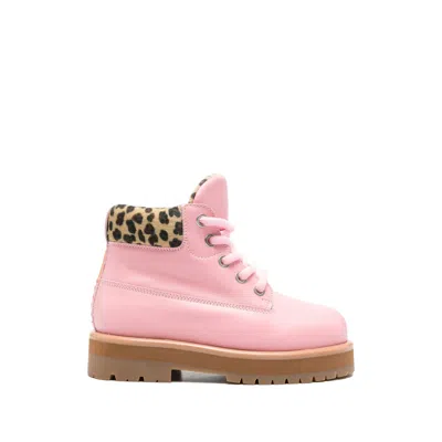 Pdf Strada Low Cheetah-print Boots In Pink
