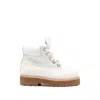 Pdf Off White Leather Strada Ankle Boots In White