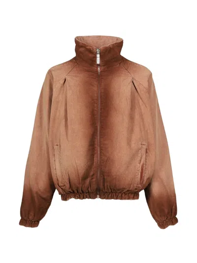 Pdf Stadio Washed Bomber Jacket In Brown
