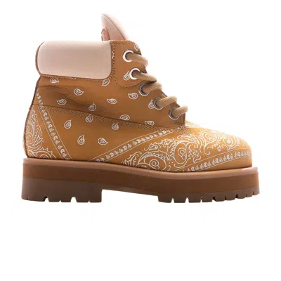 Pre-owned Pdf Strada Low Bandana Boot 'yellow' | Men's Size 45