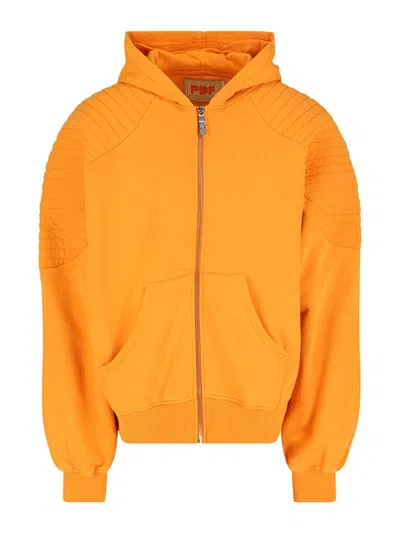 Pdf Logo Zip Sweatshirt In Orange