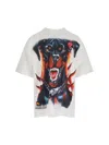 Pdf White Cotton Jersey Printed T-shirt In Multi