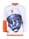 Pdf Graphic-print Crew-neck T-shirt In White