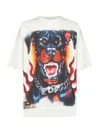 Pdf White Cotton Jersey Printed T-shirt In Multi