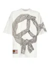 Pdf White Cotton Jersey Printed T-shirt In Multi