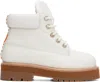 Pdf Off White Leather Strada Ankle Boots In White