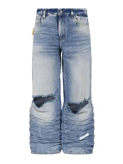 Pdf Blue Rich Kid Vintage Wide-leg Jeans