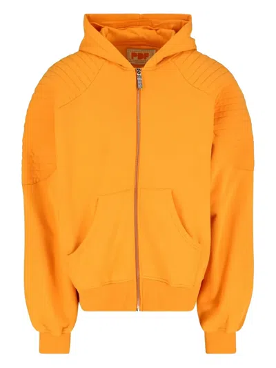 Pdf Zip-up Hoodie In Orange