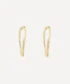 Pdpaola 18ct Gold-plated Air Hoop Earrings In Gold