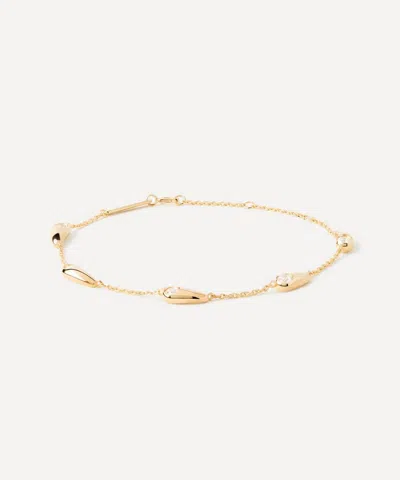 Pdpaola 18ct Gold-plated Becca Chain Bracelet
