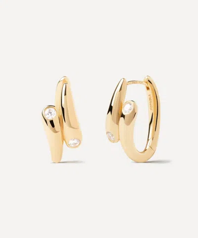 Pdpaola 18ct Gold-plated Caramelle Hoop Earrings