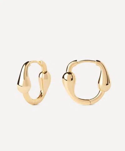 Pdpaola 18ct Gold-plated Cycle Hoop Earrings