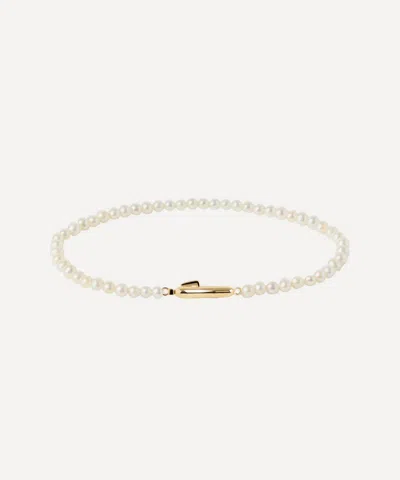 Pdpaola 18ct Gold-plated La Perla Essential Pearl Bracelet