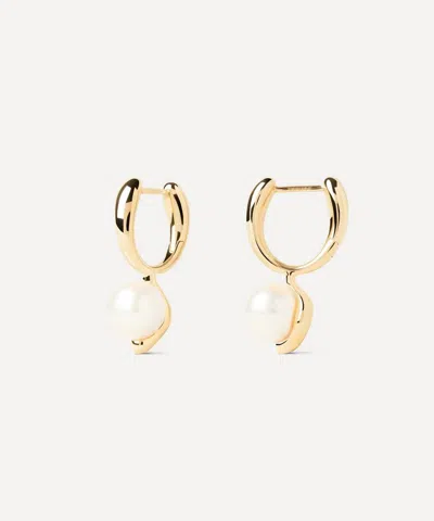 Pdpaola 18ct Gold-plated La Perla Hoop Earrings