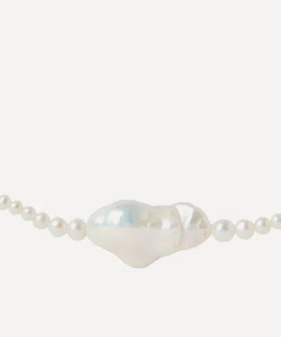 Pdpaola 18ct Gold-plated La Perla Pearl Necklace