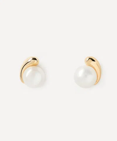 Pdpaola 18ct Gold-plated La Perla Stud Earrings