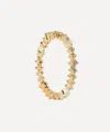 Pdpaola 18ct Gold-plated Crown Eternity Ring