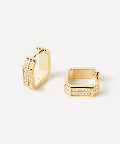 Pdpaola 18ct Gold-plated Olympia Hoop Earrings