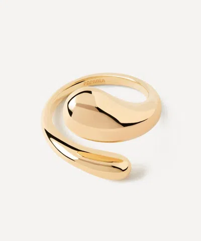 Pdpaola 18ct Gold-plated Orbit Ring