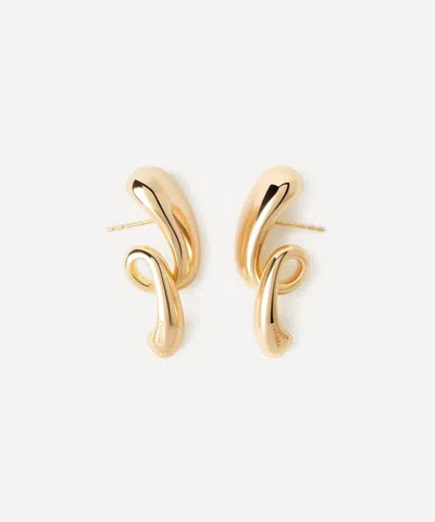 Pdpaola 18ct Gold-plated Orbit Stud Earrings