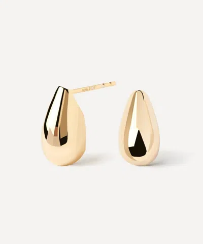 Pdpaola 18ct Gold-plated Small Sugar Drop Earrings