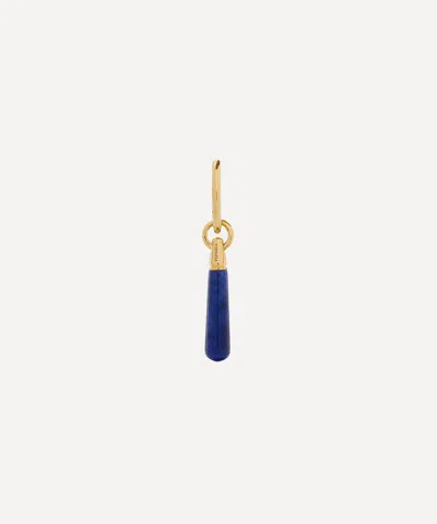 Pdpaola 18ct Gold-plated Sodalite Large Jupiter Single Hoop Earring