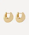 Pdpaola 18ct Gold-plated Sterling Silver Wave Huggie Hoop Earrings In Gold