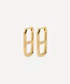 Pdpaola 18ct Gold-plated Texas Hoop Earrings In Gold