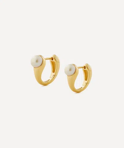 Pdpaola 18ct Gold-plated La Perla Ondine Hoop Earrings