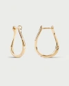 Pdpaola Air Mini Hoops In Gold