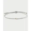 Pdpaola Amy Diamond Cord Bracelet
