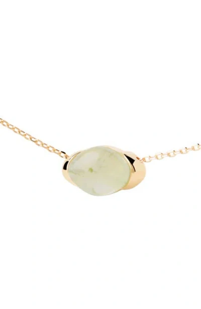 Pdpaola Bay Necklace In Prehnite