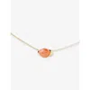 Pdpaola Dpaola Womens Sunstone Bay 18ct Yellow Gold-plated Sterling-silver Necklace