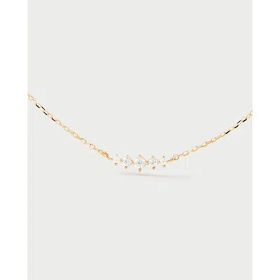 Pdpaola Estela Necklace In Green