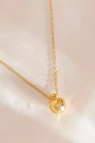Pdpaola Gold-plated Apple Charm
