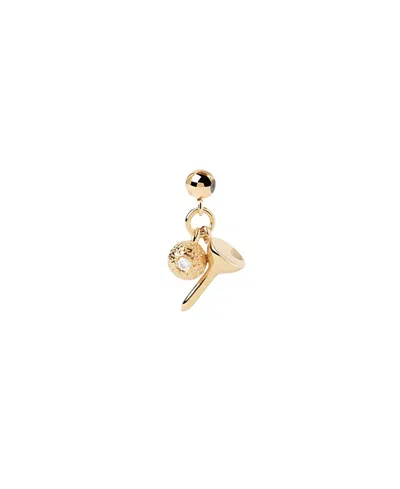 Pdpaola Golf Charm In Gold
